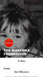 Mobile Screenshot of makennafoundation.com