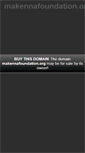Mobile Screenshot of makennafoundation.org
